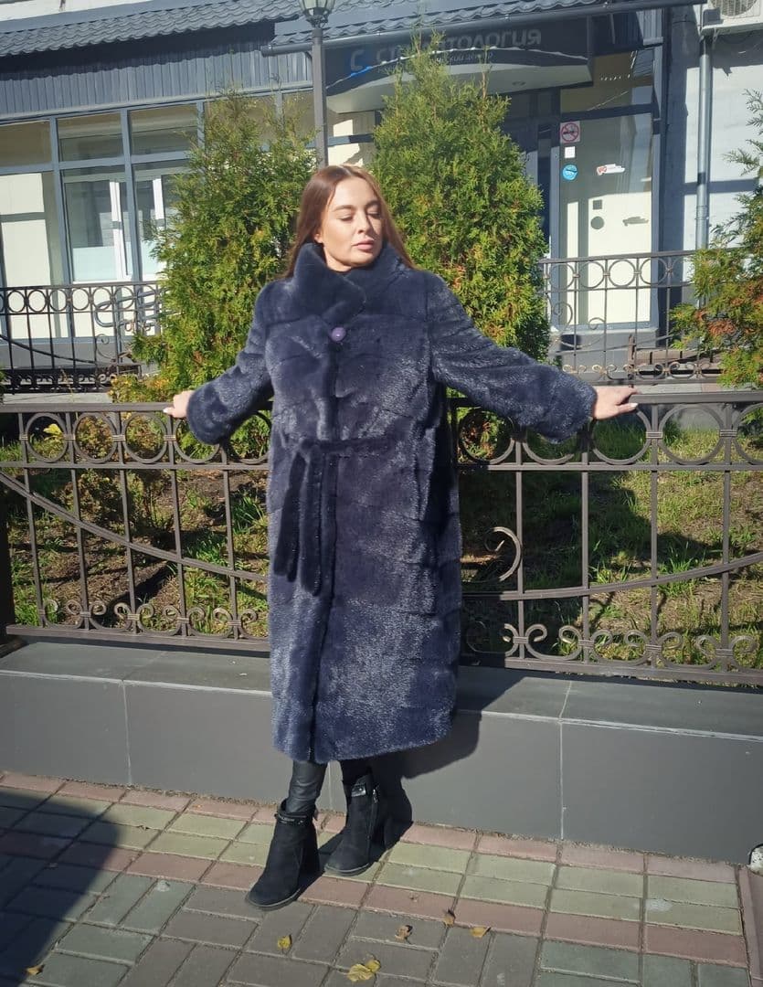 Шуба из норки арт. 2015