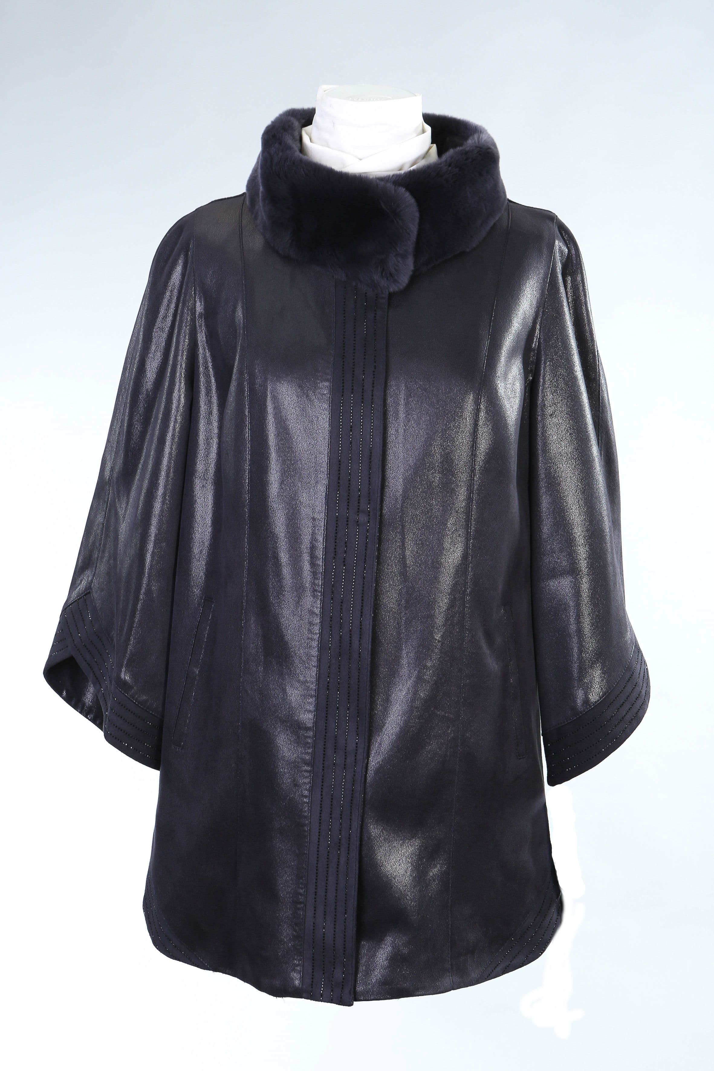 Куртка женская из экокожи арт. J14001-1